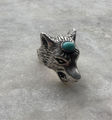 fake gucci wolf ring|gucci anger forest wolf ring.